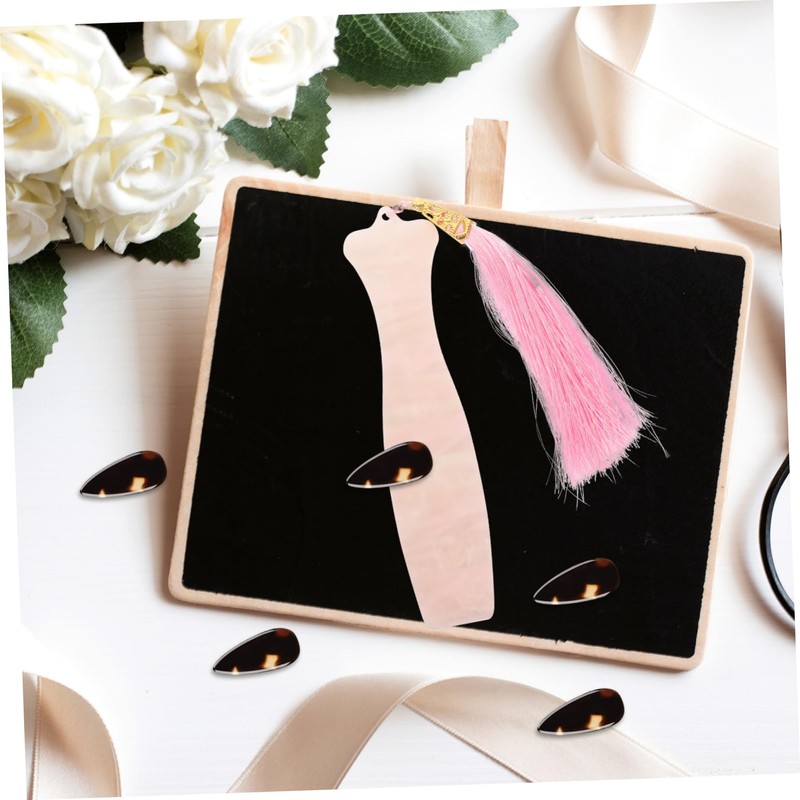 Kisangel Plastic Guzheng Picks Holder Pipa Nails Winding Organizer Nail