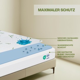 Waterproof Viscose Mattress Protector 100 x 200 x 30 cm, Viscose Mattress Cover