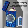 Electric Lighter with Clock Dial LED Power Display Plasma Dragon