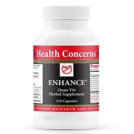 Health Concerns Enhance – Immune System Support & Detox Formula – Traditional Chinese Herbal Supplement – Reishi, Astragalus, Andrographis, Ginseng, Licorice Root – 210 Capsules