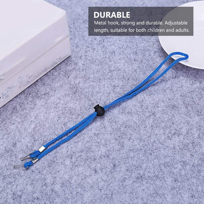 EXCEART Bandana Lanyard Hat Holder Clip Lanyard Neck Strap Straw
