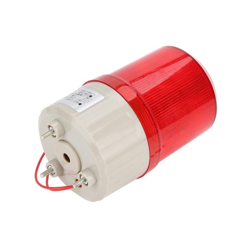 220 V Red LED Emergency Warning Light, Acoustoptic Emergency Alarm