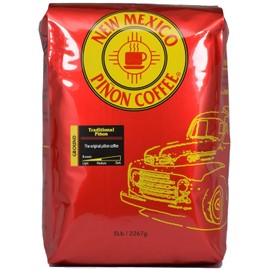 New Mexico Piñon Coffee Naturally Flavored Coffee (Traditional Piñon Ground, 5 pound)