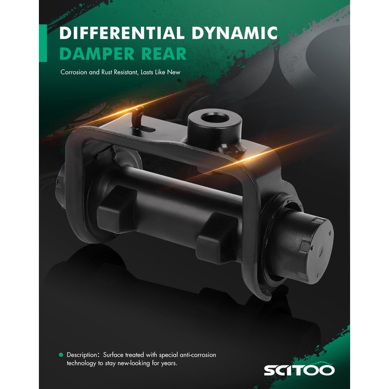 SCITOO Rear Differential Dynamic Damper 2002-2006 for Honda Crv 2003-2010