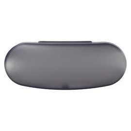 Tacy MP-10-23 Glasses Case, Stylish, Hard Case, Clear Type, Simple, Lightweight, Polypropylene, Smoke