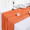 6 Pack Orange Easter Cheesecloth Table Runner 10Ft Gauze Cheese