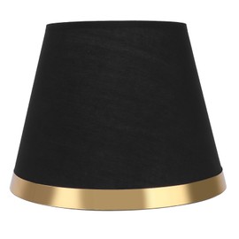 Fabric Lamp Shade European Style Modern Lampshade for E27 Table Lamp Floor Light SuppliesPX125 Black
