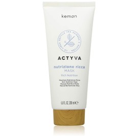 Kemon Actyva Nutrizione Ricca Mask - Intensely Nourishing Hair Mask for Very Dry Hair, Moisturising Hair Treatment - 200 ml