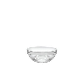 Duralex Made In France Lys Stackable Clear Glass Bowl, 3.5-Inch, Set of 6