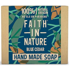 The Faith in Nature Men Blue Cedar Pure Handmade Soap 100?g