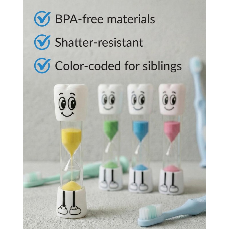 Jolly Otter Toothbrush Timer for Kids - 2 Minute Sand