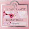 Colonial Candle Pink Cherry Blossom Scented Jar Candle, 2 Wick,
