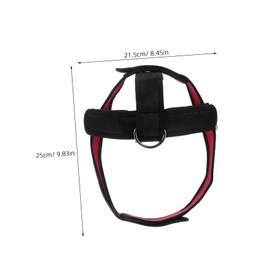 SUPVOX Head Training Harness Neck Strength Trainer Adjustable Neck Exerciser Tool for Endurance Injury Prevention and Flexibility Compact Design for Home Gym Use