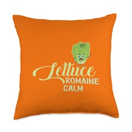 Lettuce Romaine Calm Throw Pillow