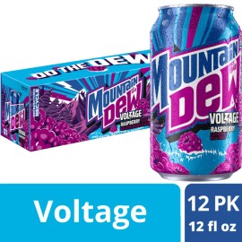 Mountain Dew Voltage 12 Pack 12 oz Cans Mtn Dew Voltage New! ONEDAYY SHIPPP!!!!