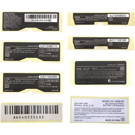 Limentea 1PCS New Labels Stickers for Gameboy Advance GBA SP GBA GBC GBP Game Console Replacement (GBA SP USA)