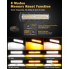 Auxbeam 6 Modes Amber White Series 12 Inch 300W LED