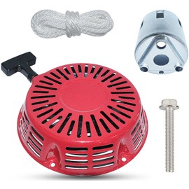 Pull Starter for Honda GX390 GX340 11PS 13PS 18PS 20PS Motor, ADEFOL GX390 Pulley Starter with Starter Rope and Screw Motor Accessories Replacement Parts Durable Reversing Starter Kit