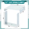 Nxyupv 4 Pcs Leaf Spring Clamp Kit Leaf Springs Up
