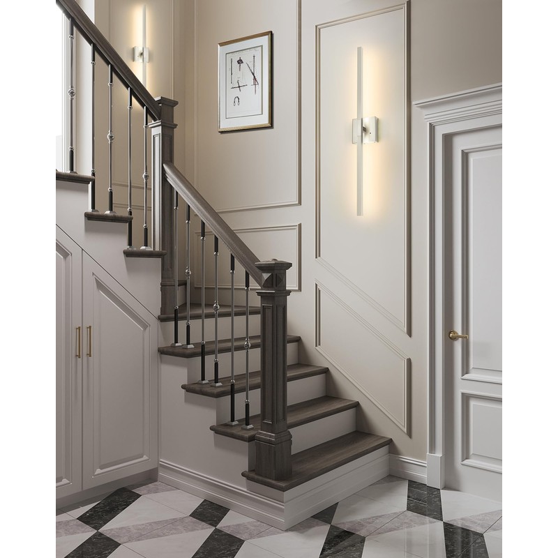 Rayogale 32 Inch Rechargeable Battery Operated Wall Sconce Set of