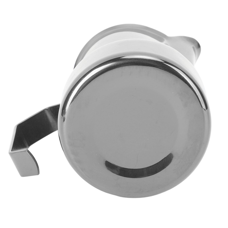 Milk Frother Cup 350ml 304 Stainless Steel Pointed Mouth Foaming