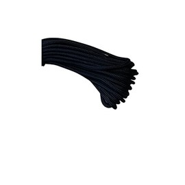 Double Braid Polyester Blue Ox Rope 1/4 Inch, Navy, 100 ft