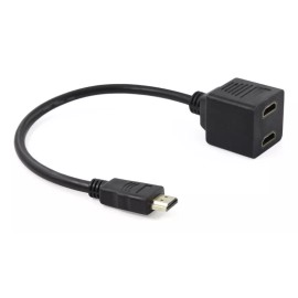 EGTMA Cable Y Splitter Divisor Hdtv 1 Entrada A 2 Salidas Full Hd