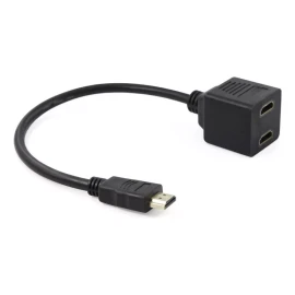 EGTMA Cable Y Splitter Divisor Hdtv 1 Entrada A 2 Salidas Full Hd