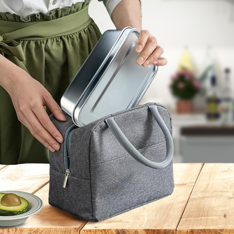 Stainless Steel Lunch Box with Compartments Lunch Box Movable Divider