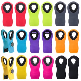 18 Pack Bag Clips with Magnet,Chip Clips Bag Clips Food Clips,Bag Clips for Food Storage,Magnet Clips,Magnetic Bag Clips for Bread Bags,Snack Bags,Food Bags,Clips for Fridge,9 Assorted Bright Colors