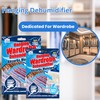 2 Pack Hanging Wardrobe Dehumidifier- Hook Design Leak Proof Storage