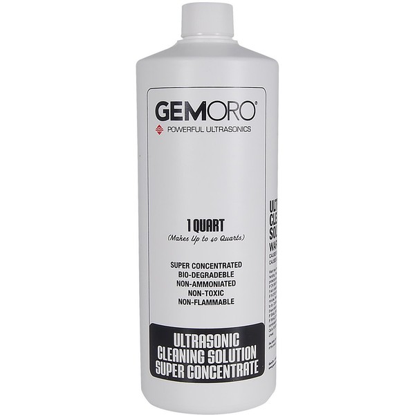 Best Jewelry Supply Gemoro Quart Super Concentrate Cleaner Solution For Ultrasonic Machines 40 to 1