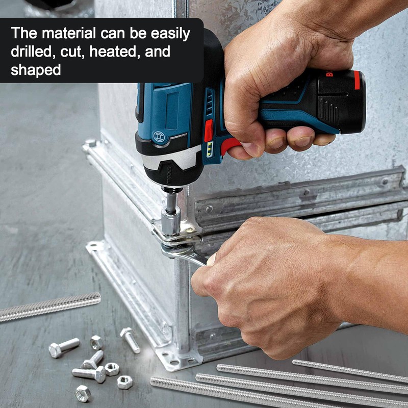 Jersvimc 1/4"-20 Threaded Rod Stainless Steel 1/4 Threaded Rod -