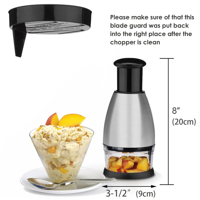 Best Utensils Premium Stainless Steel Chopper And Dicer Chop Veggies
