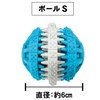Doggy Man Toothpaste Toy Cament Ball S (for dogs)