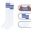 Haakong Striped Sweatbands Set Sports Headband Socks and Wristbands Sweatbands