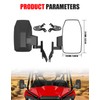 XATVXUTV Adjustable UTV Side Mirrors Compatible with Honda Pioneer 520