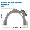 U Shape Washer Drain Hose Hook for Washing, Dishwashers, Sink