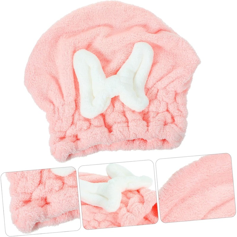 LALAFINA Gorro para Secar El Cabello Absorbente Rápido Corbata De
