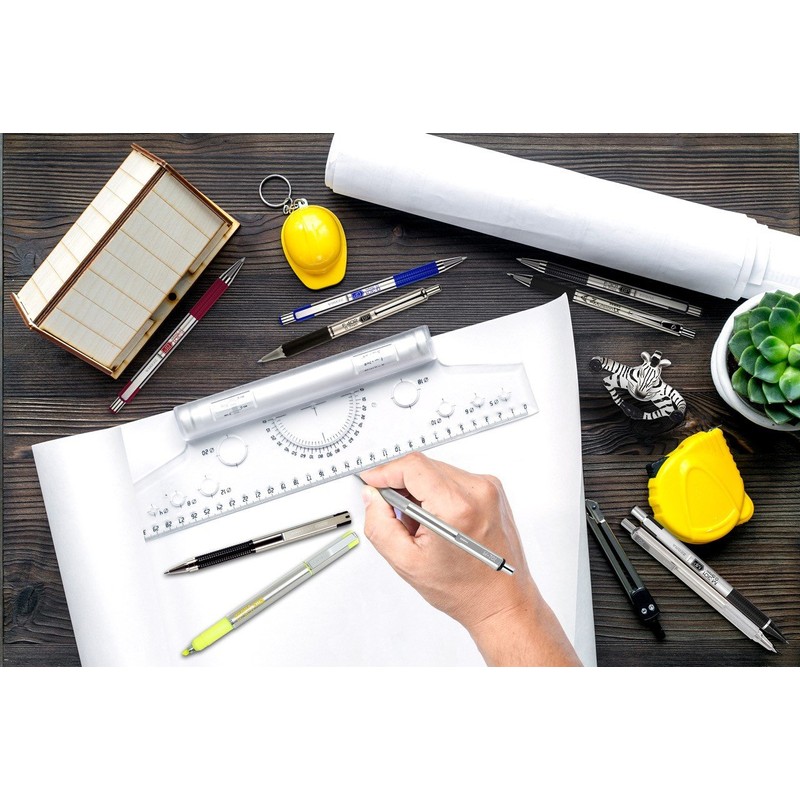 Zebra Pen F-301 Ballpoint Fine Point 0.7mm, Blue Easy-Glide Ink,