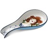 Spoon Rest for Dolls, Light Blue, 21 x 10 cm