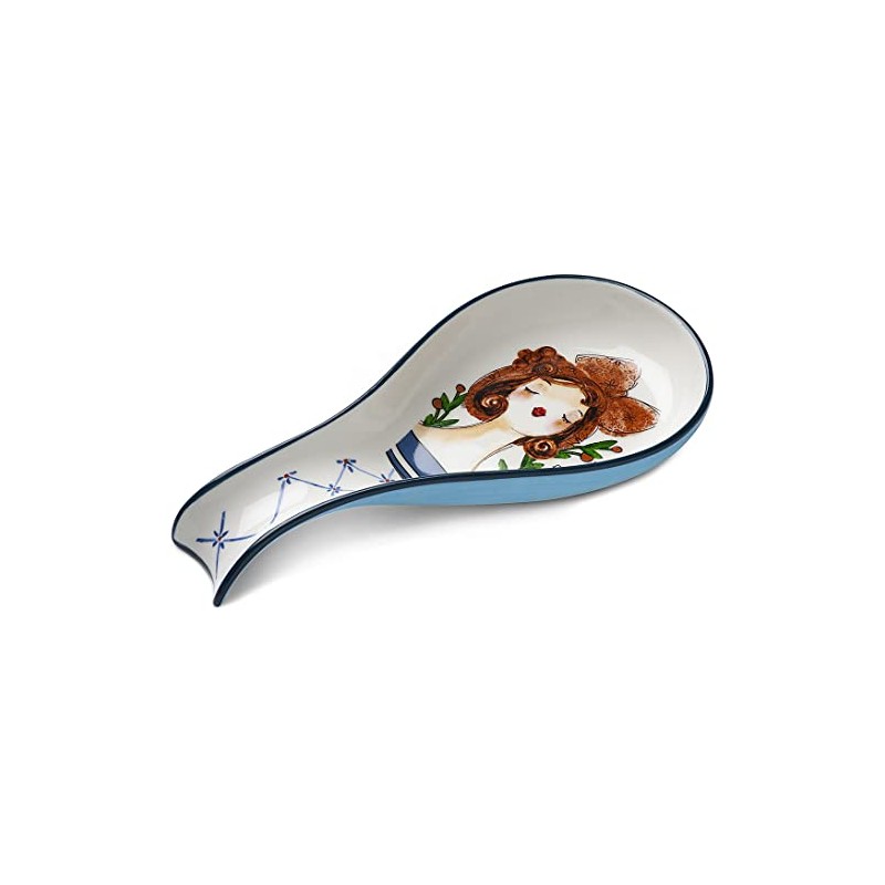 Spoon Rest for Dolls, Light Blue, 21 x 10 cm