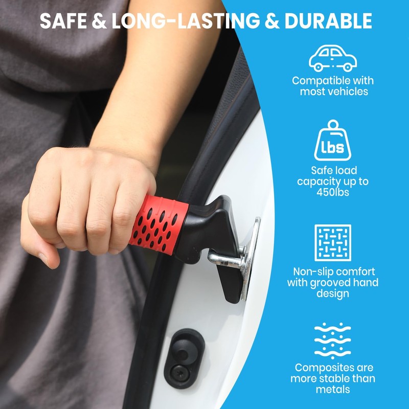 CAidRE Car Door Handle for Elderly, Car Handle Assist Support