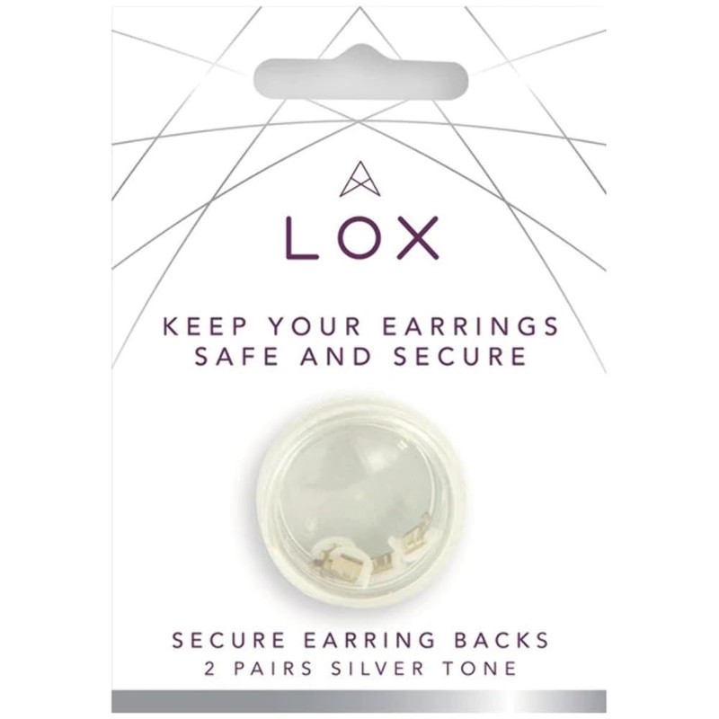 Lox Secure Locking Earring Backs for Women - Safe &