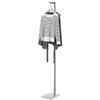 Sintuff Adjustable Cloth Display Stand 48-72 Inches Single Garment Rack