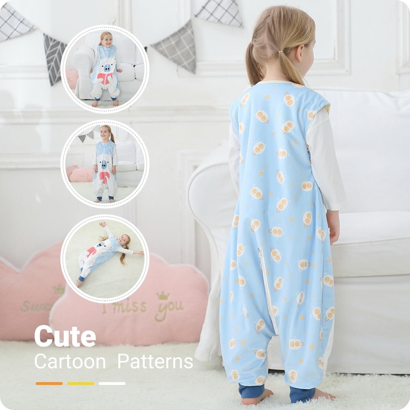 HAHASHOW Baby Sleeping Bag with Feet Girls and Boys Sleeping