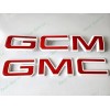Auto GMC Front Rear White Red GMC Emblem 2020+ Sierra