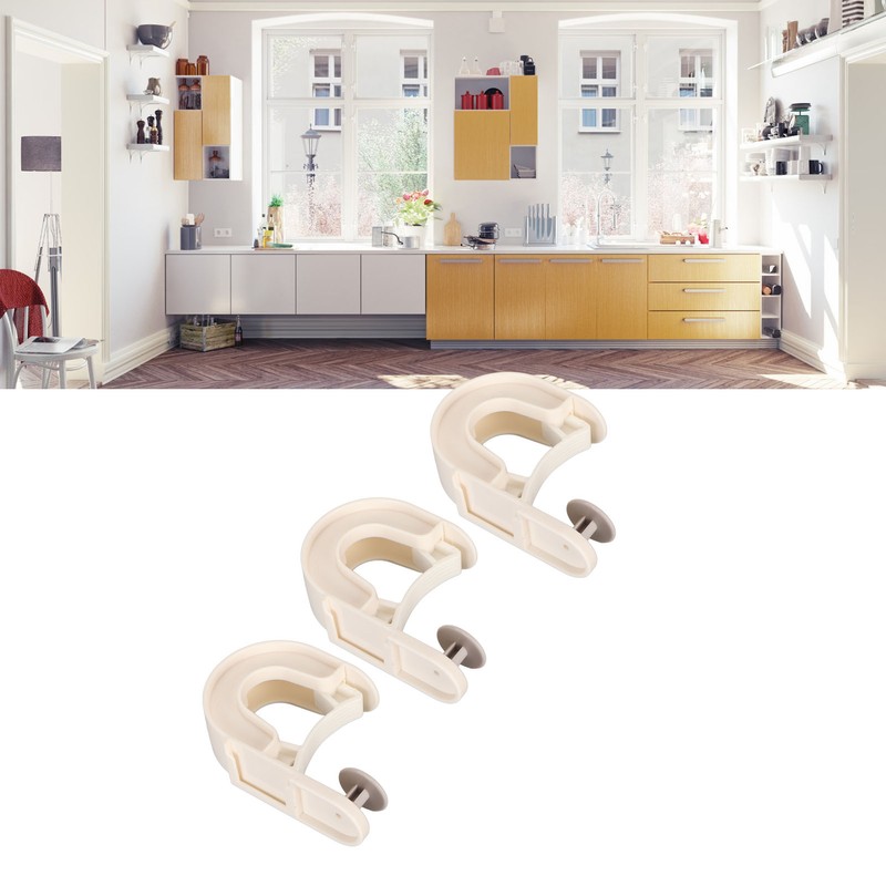 3Pcs Broom Mop Holder Self Adhesive Prevent Slip Multipurpose Wall