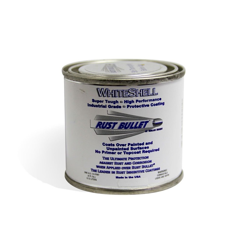 RUST BULLET WhiteShell - Gloss White - 4 Fl Oz