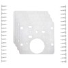 8 Pack Cabinet Hinge Repair Plate,Kitchen Cupboard Hinge Repair Kit